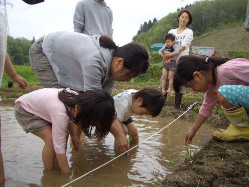 子育て農業応援団 泥まみれ